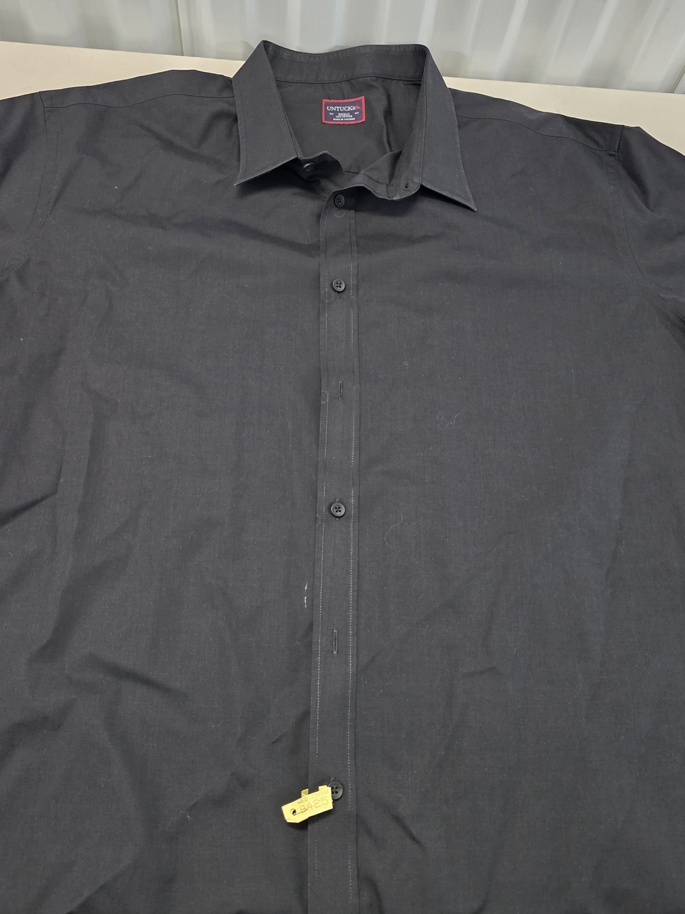 Untuckit Black Button Up Shirt Men's Size XXXLC